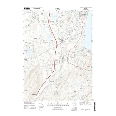 2016 Map of Cornwall-on-Hudson, 2016 Print