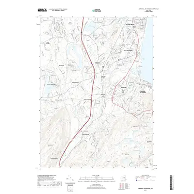 2019 Map of Cornwall-on-Hudson, 2019 Print