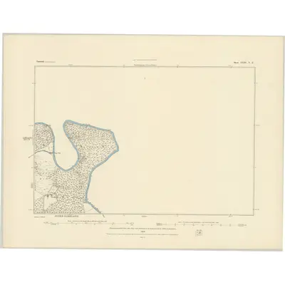 1881 Map of Cornwall XXIII.NE, 1883 Print