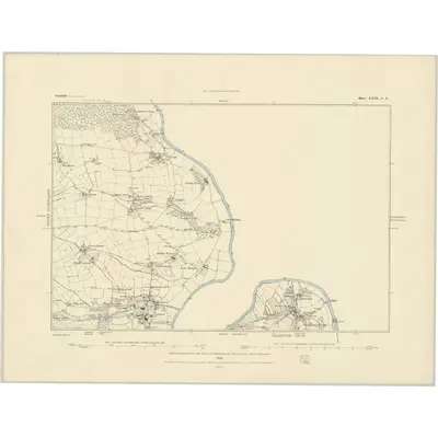 1881 Map of Cornwall XXIII.SE, 1883 Print