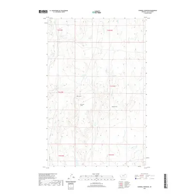 2020 Map of Cornwell Reservoir, 2020 Print