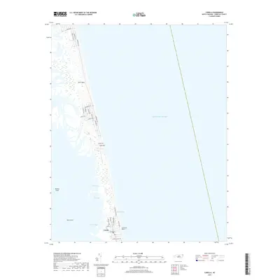 2019 Map of Corolla, 2019 Print