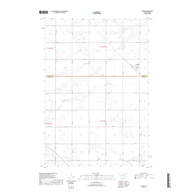 2017 Map of Corona, 2017 Print