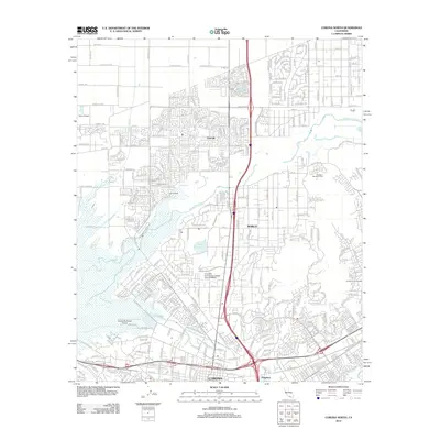2012 Map of Corona North, 2012 Print
