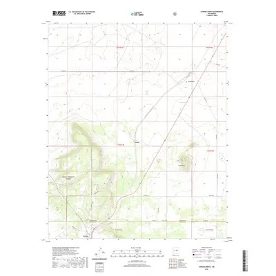 2020 Map of Corona North, 2020 Print