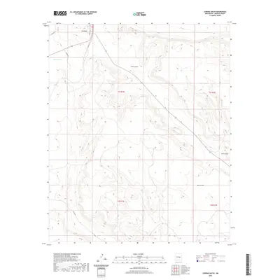 2020 Map of Corona South, 2020 Print