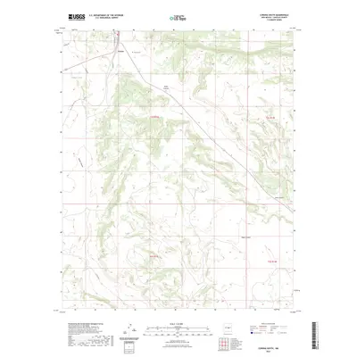 2023 Map of Corona South, 2023 Print