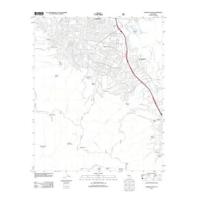 2012 Map of Corona South, 2012 Print