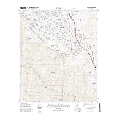 2015 Map of Corona South, 2015 Print