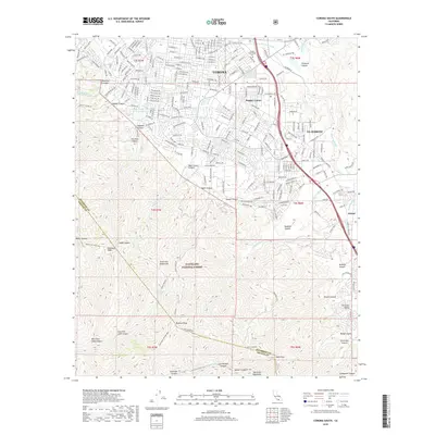 2018 Map of Corona South, 2018 Print