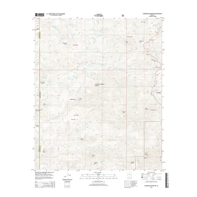 2014 Map of Coronado Mountain, 2014 Print