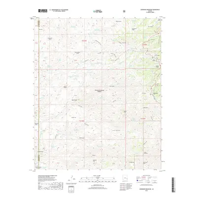 2018 Map of Coronado Mountain, 2018 Print
