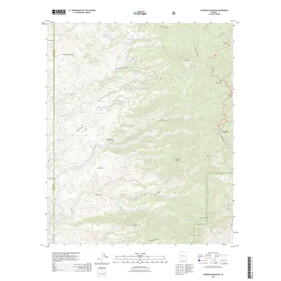 2026 Map of Coronado Mountain, 2026 Print