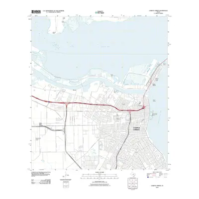 2010 Map of Corpus Christi, 2010 Print