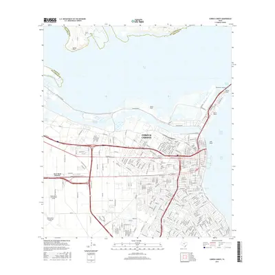 2016 Map of Corpus Christi, 2016 Print
