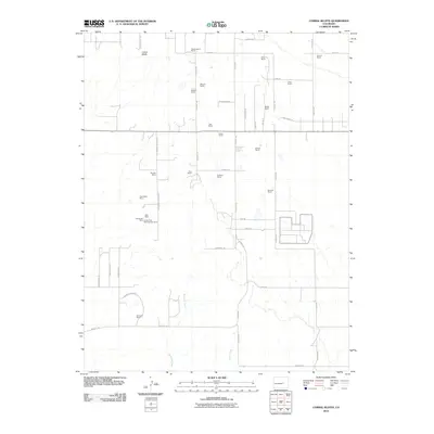2010 Map of Corral Bluffs, 2010 Print