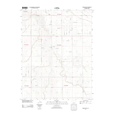 2013 Map of Corral Bluffs, 2013 Print