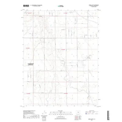 2019 Map of Corral Bluffs, 2019 Print