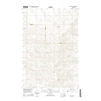 2014 Map of Corral Butte, 2014 Print