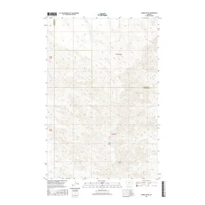 2017 Map of Corral Butte, 2017 Print