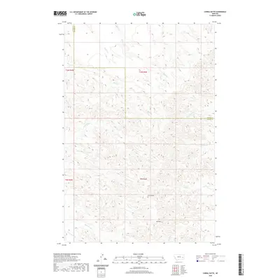 2020 Map of Corral Butte, 2020 Print