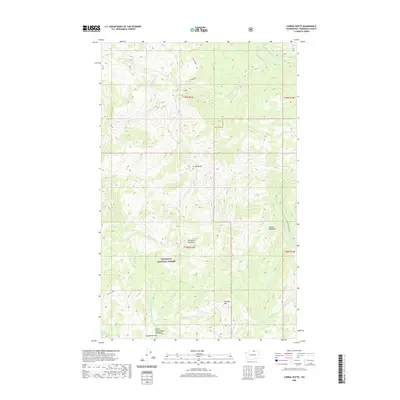2020 Map of Corral Butte, 2020 Print