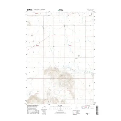 2017 Map of Corral, 2017 Print