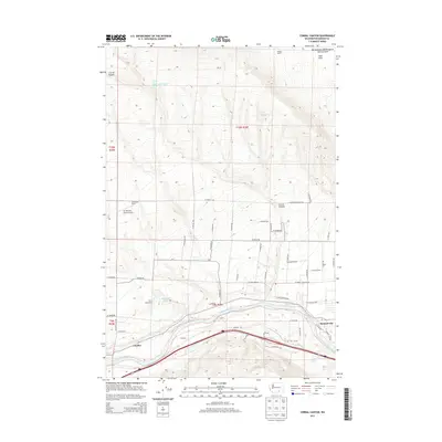 2013 Map of Corral Canyon, 2013 Print