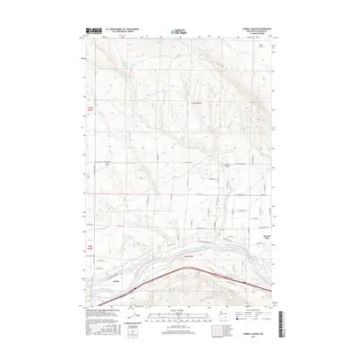2017 Map of Corral Canyon, 2017 Print