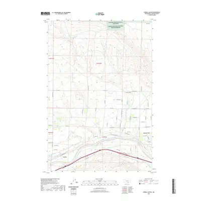 2020 Map of Corral Canyon, 2020 Print