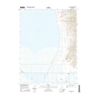 2014 Map of Corral Canyon, 2014 Print