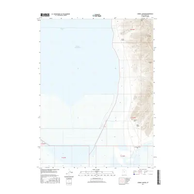 2017 Map of Corral Canyon, 2017 Print