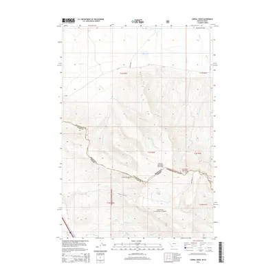 2014 Map of Corral Creek, 2014 Print