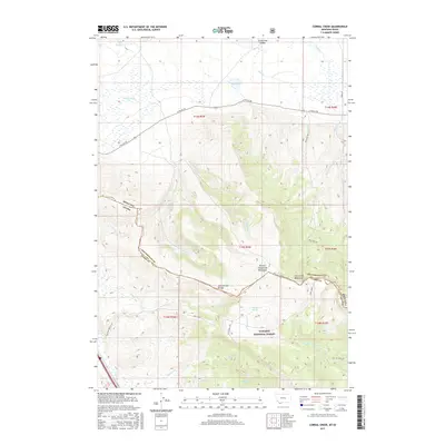 2017 Map of Corral Creek, 2017 Print