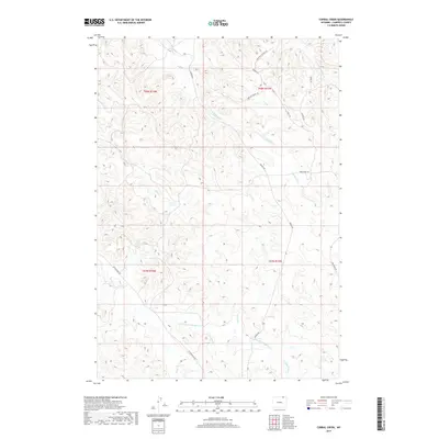 2017 Map of Corral Creek, 2017 Print