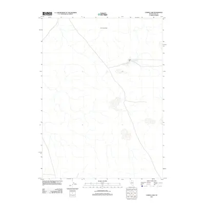 2012 Map of Corral Lake, 2012 Print