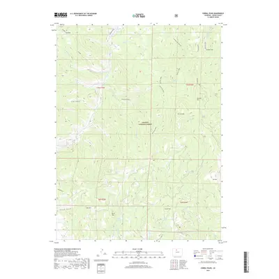 2019 Map of Corral Peaks, 2019 Print
