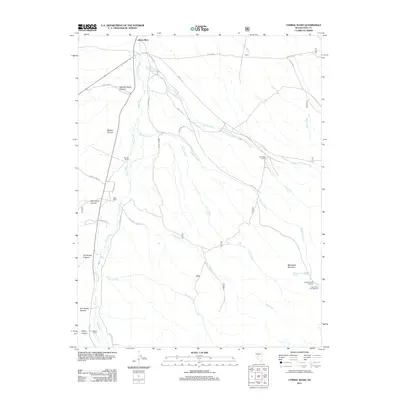 2011 Map of Corral Wash, 2011 Print