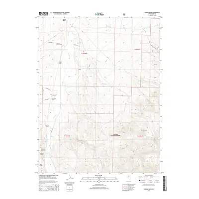 2014 Map of Corral Wash, 2014 Print