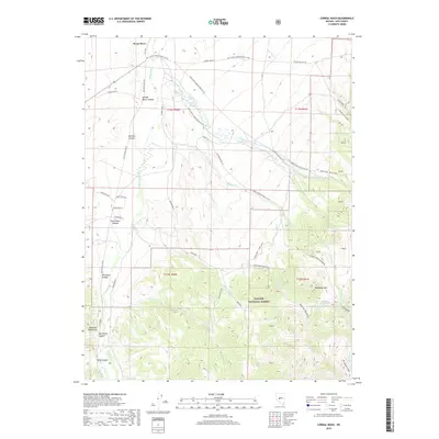 2018 Map of Corral Wash, 2018 Print