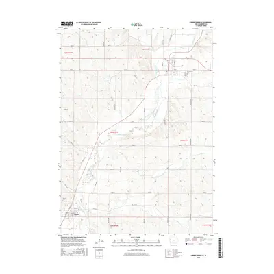 2015 Map of Correctionville, 2015 Print
