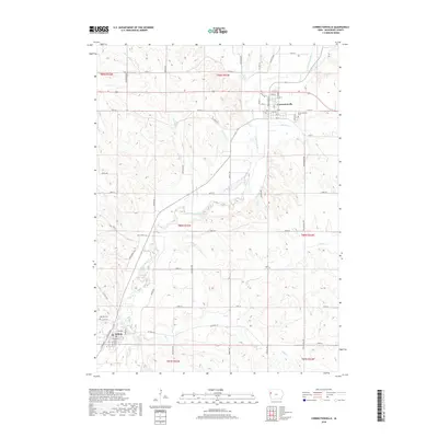 2018 Map of Correctionville, 2018 Print