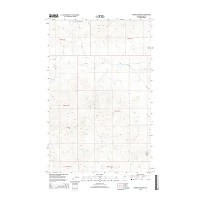 2014 Map of Corrigan Mountain, 2014 Print