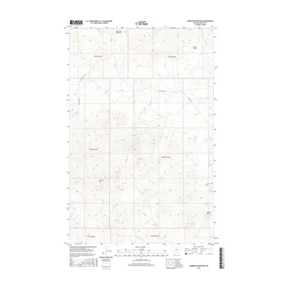 2017 Map of Corrigan Mountain, 2017 Print