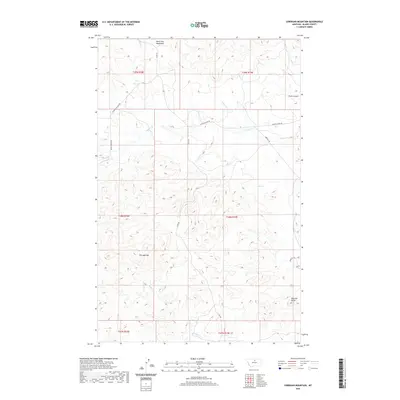 2020 Map of Corrigan Mountain, 2020 Print