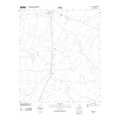 2010 Map of Corrigan, 2010 Print