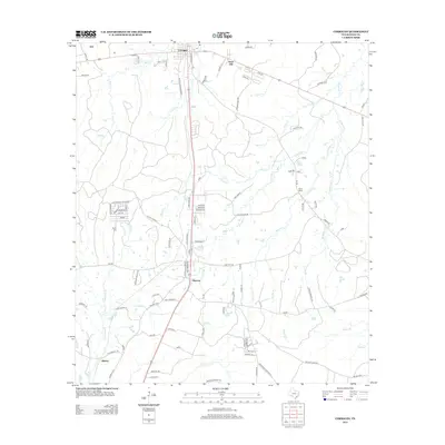2013 Map of Corrigan, 2013 Print