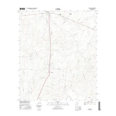 2016 Map of Corrigan, 2016 Print