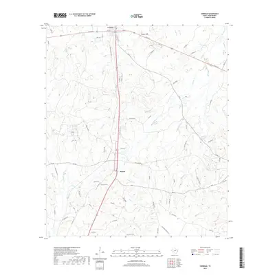 2019 Map of Corrigan, 2019 Print