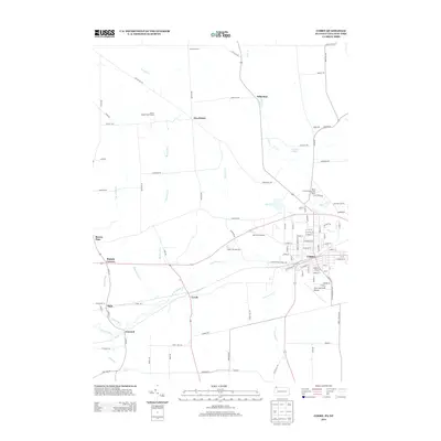 2013 Map of Corry, 2013 Print
